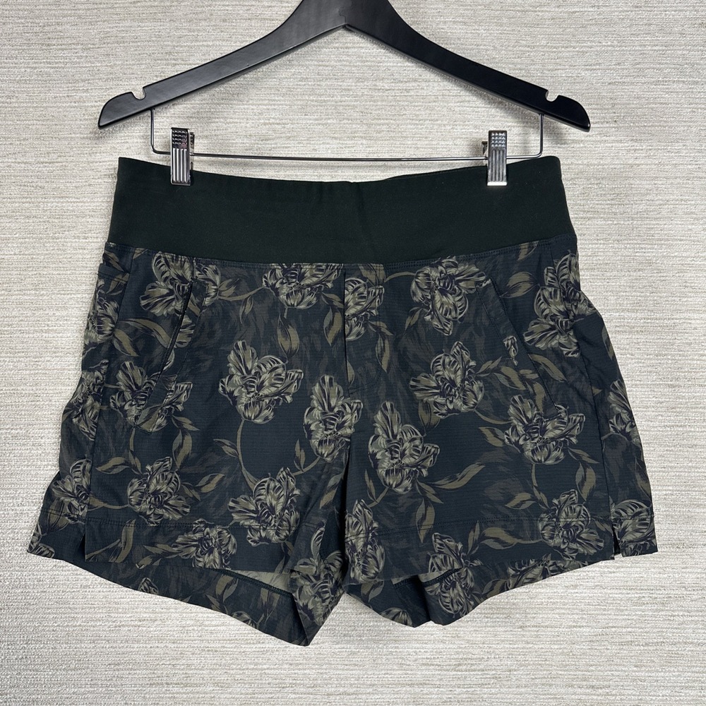 Athleta Women's 10 Black Floral Skort Shorts  Athletic Golf Tennis Activewear